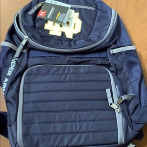 NWT Under Armour Norte Dame backpack